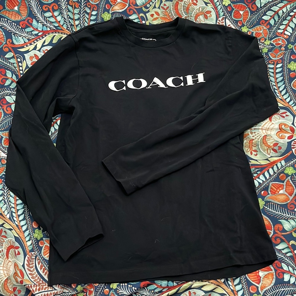 Coach long sleeve shirt - men’s - black - M